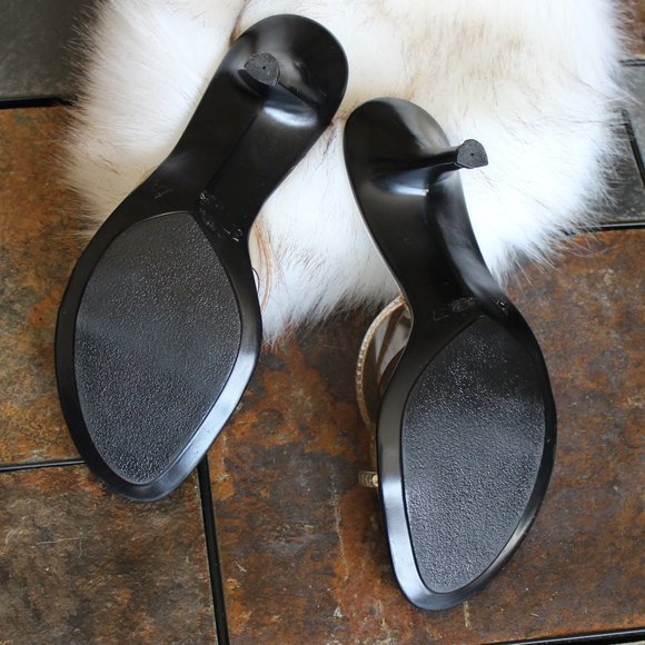 Mootsies Tootsies - heeled vinyl sandal, size 6M - Picture 5 of 6